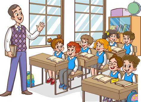 listen to teacher clipart|kids listening to the teacher.